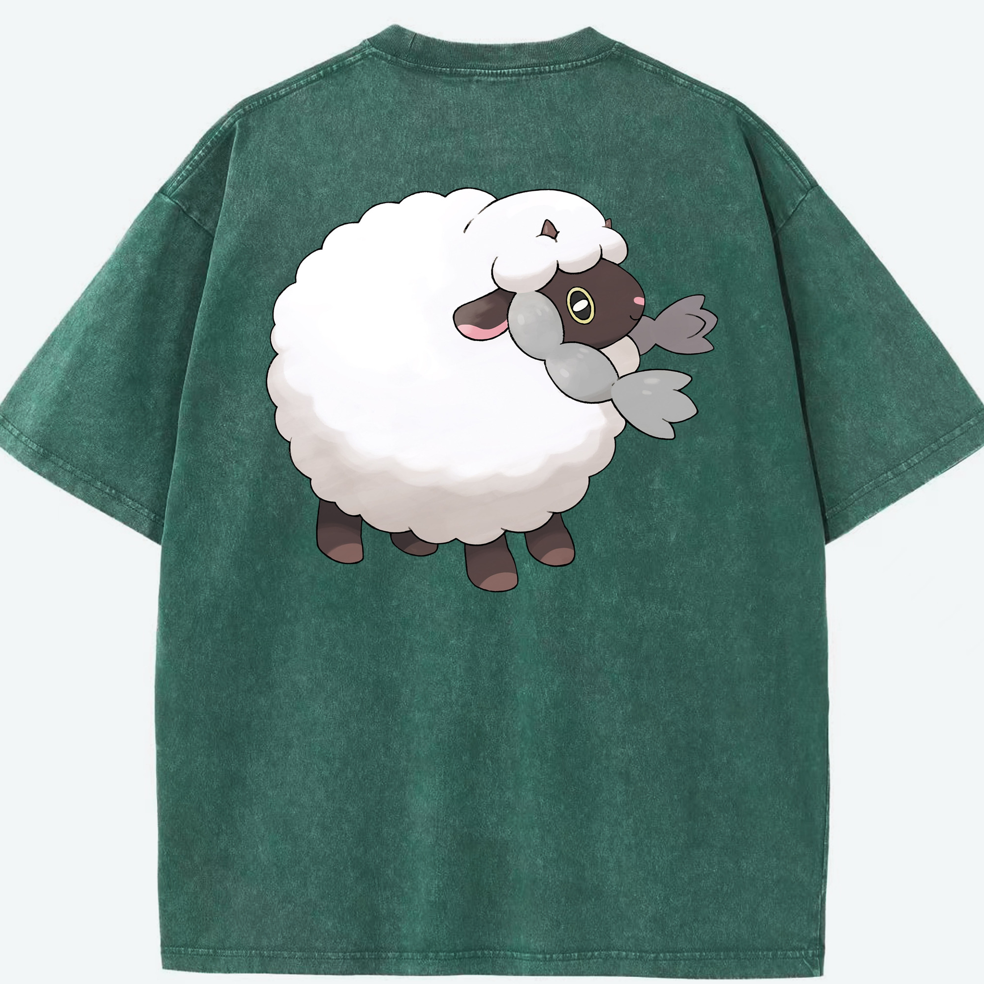 （画像用） ポケットモンスター Pokémon 綿100% ヴィンテージ風 半袖Tシャツ（背面プリント）